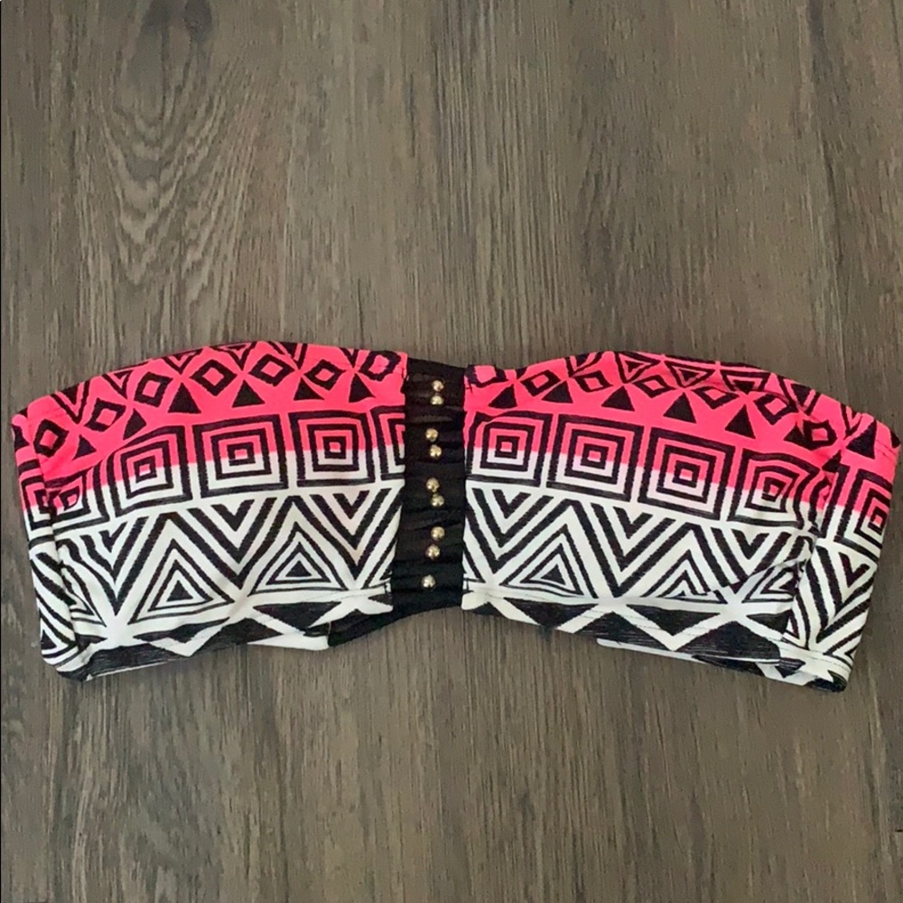 Strapless bikini top size M
